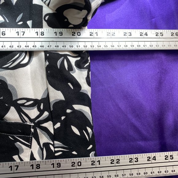 📌Casual Studio  Black and White Cotton Blazer - Jacket with Floral Print - Picture 11 of 16